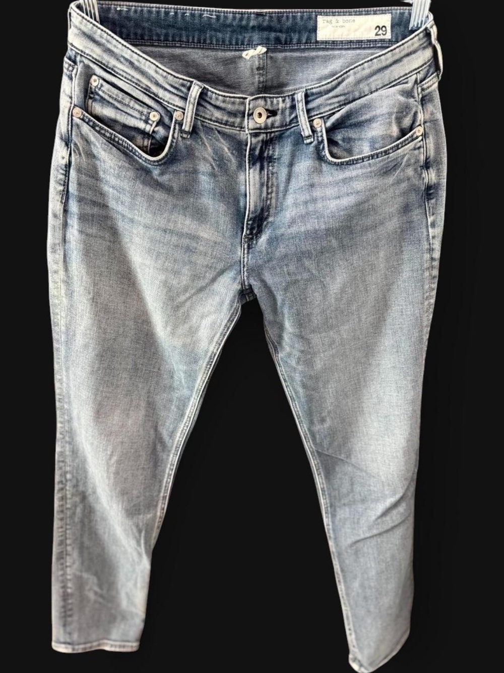 rag & bone Dre Slim Boyfriend Jeans Naomi Wash Size 29 Light Wash